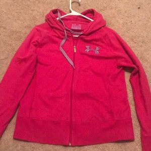 Pink Under Armour Fitted Jacket